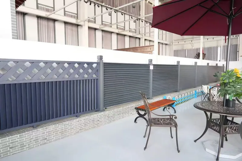 Aluminum railings and fences