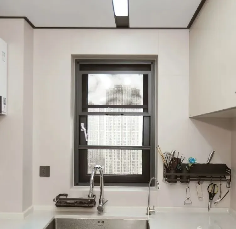 Aluminum hung windows